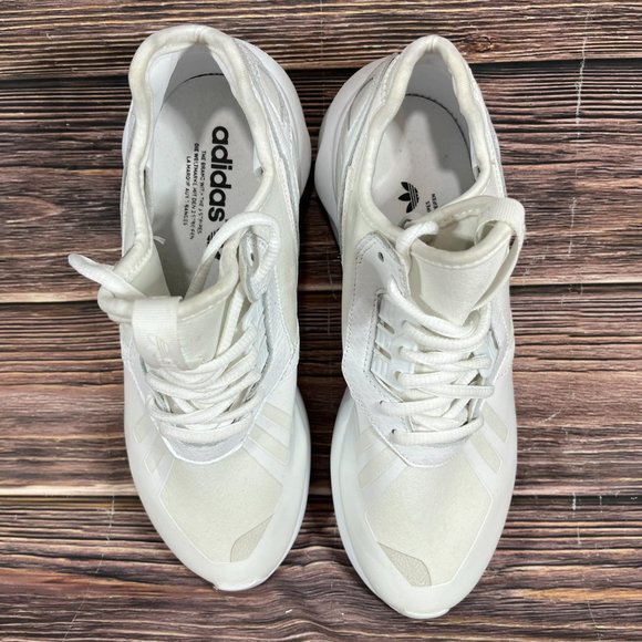 Adidas Tubular Runner Women's White Athletic Running Shoes - Picture 7 of 8